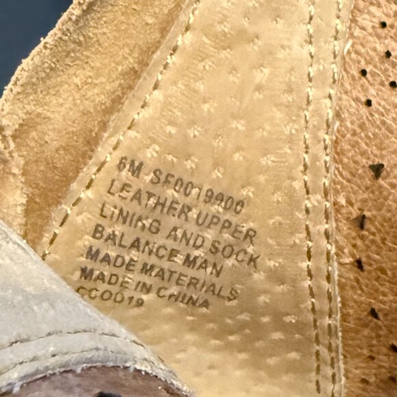 Sofft Women's Suede Booties 6M Tan Perforated Cut Outs - Picture 8 of 8